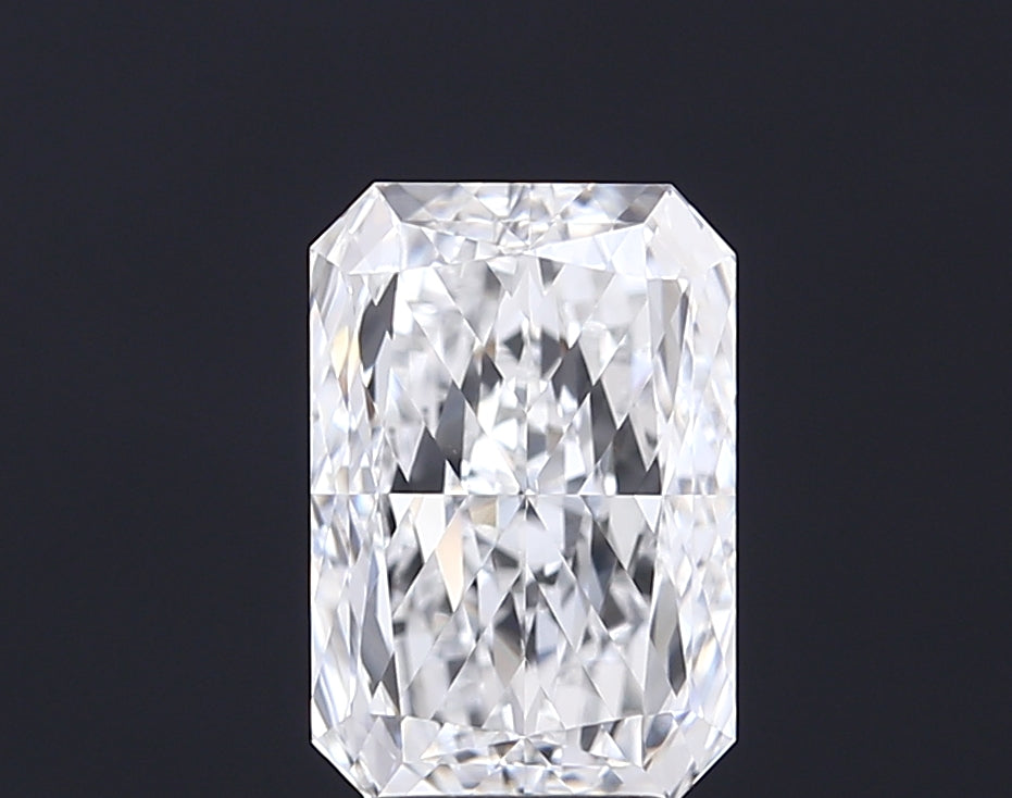 3.04 carat radiant lab grown diamond D color VVS1 clarity