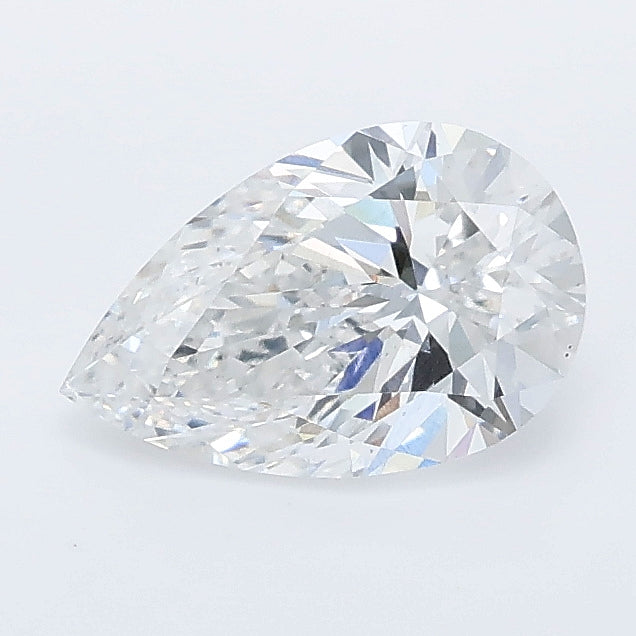 1.03 carat pear lab grown diamond E color VS1 clarity