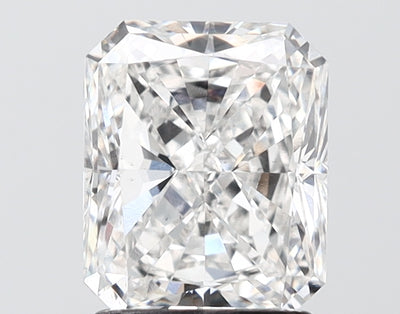 2.06 carat radiant lab grown diamond E color VS1 clarity