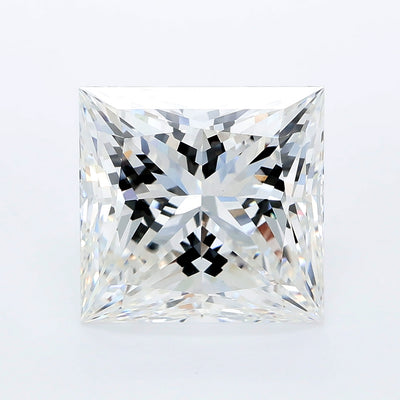 7.03 carat princess lab grown diamond F color VVS2 clarity