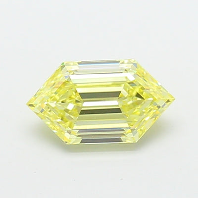 1.98 carat fancy yellow dutch marquise lab grown diamond VVS2 clarity