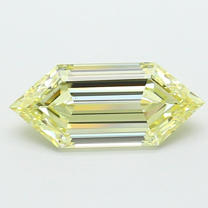 2.02 carat fancy yellow dutch marquise lab grown diamond VS1 clarity
