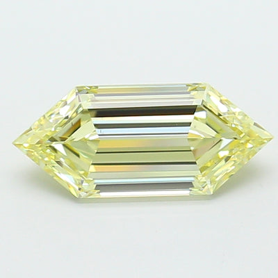 2.02 carat fancy yellow dutch marquise lab grown diamond VS1 clarity