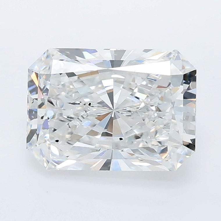 2.54 carat radiant lab grown diamond E color VS2 clarity