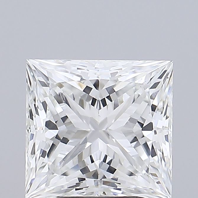 3.00 carat princess lab grown diamond E color VS1 clarity