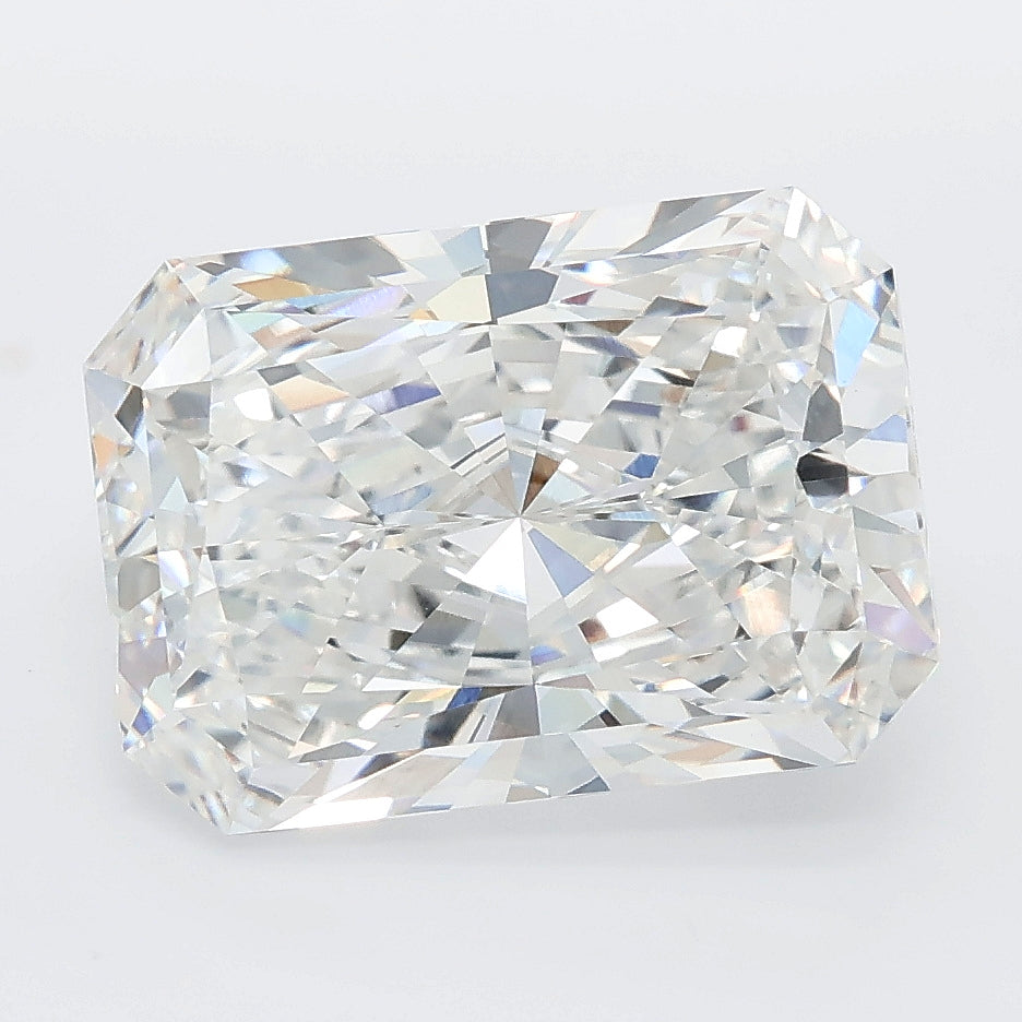 5.06 carat radiant lab grown diamond E color VVS2 clarity