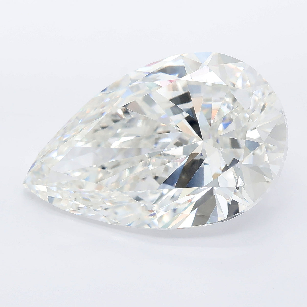 12.00 carat pear lab grown diamond F color VVS2 clarity