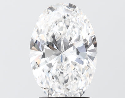 2.51 carat oval lab grown diamond F color VS1 clarity