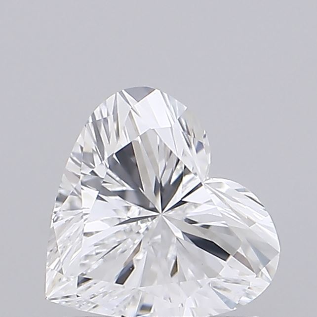 0.90 carat heart lab grown diamond D color VS1 clarity