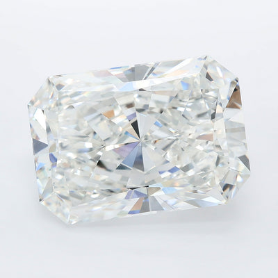 14.59 carat radiant lab grown diamond F color VVS2 clarity