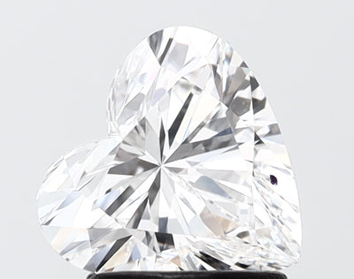 1.59 carat heart lab grown diamond E color VVS2 clarity