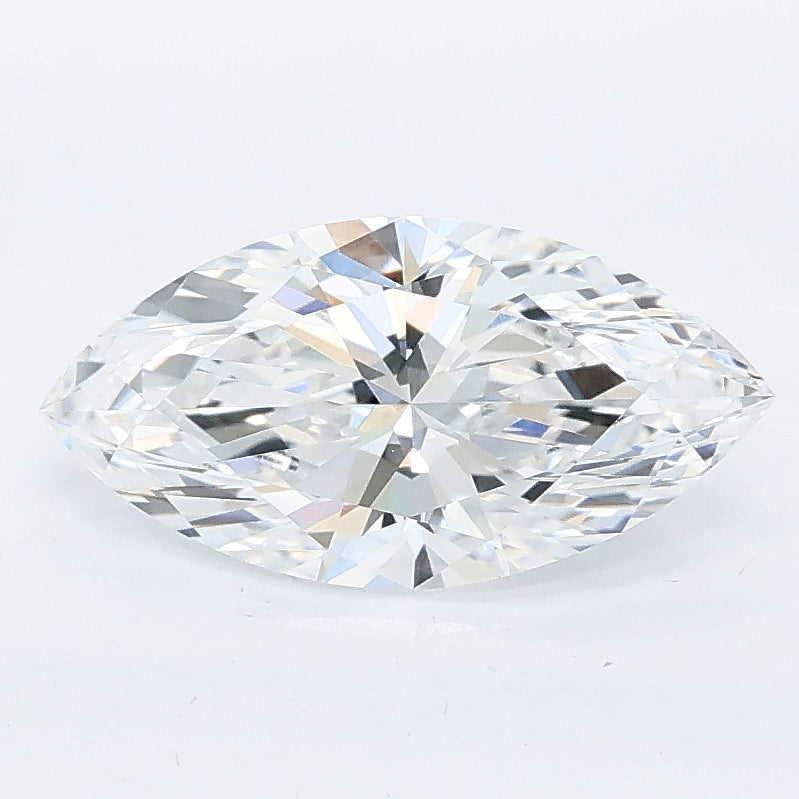 1.57 carat marquise lab grown diamond D color VVS1 clarity