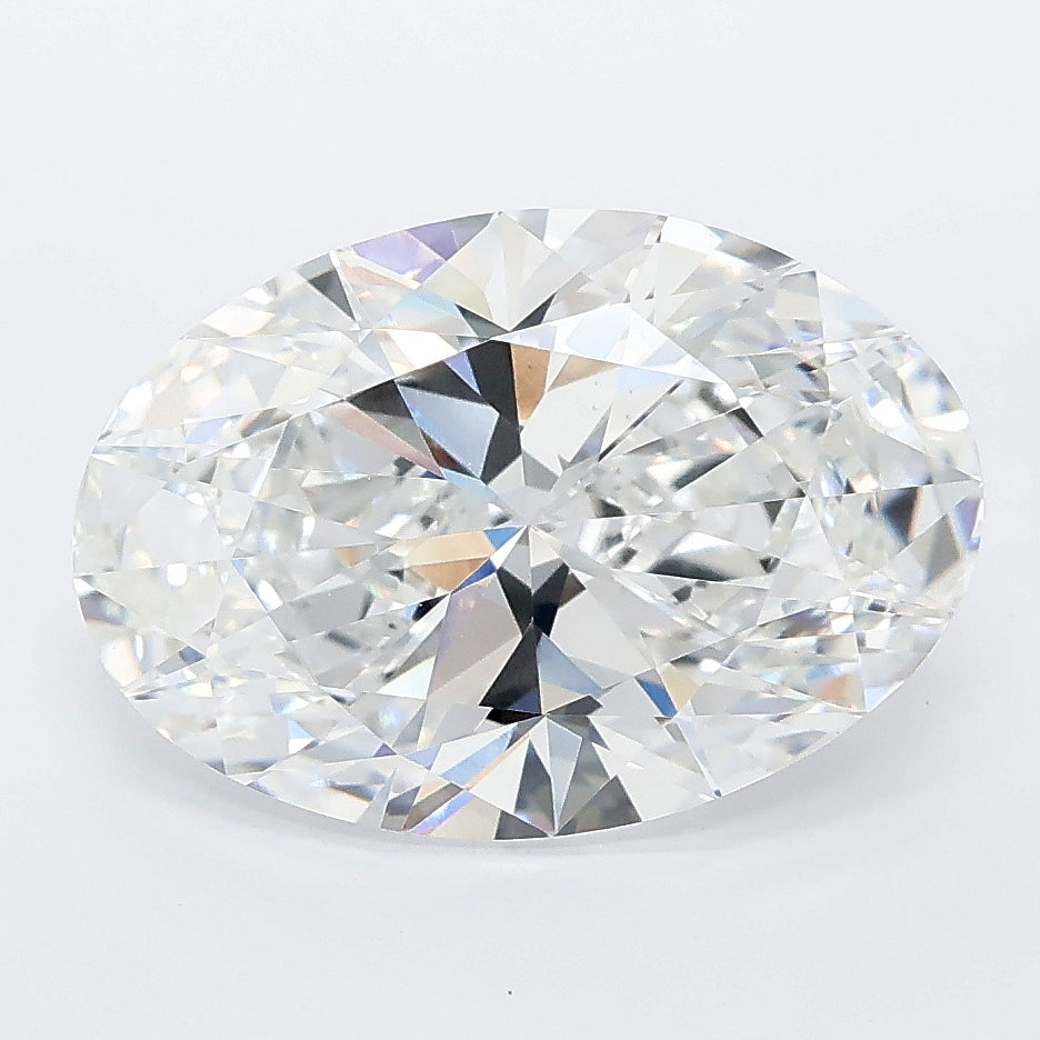 4.04 carat oval lab grown diamond E color VS1 clarity