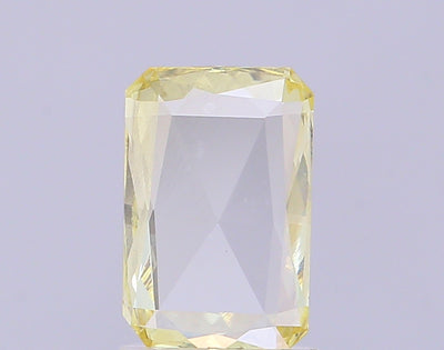 0.79 carat fancy yellow rose cut lab grown diamond VS1 clarity