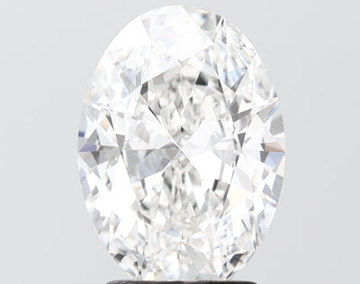 2.52 carat oval lab grown diamond E color VS1 clarity