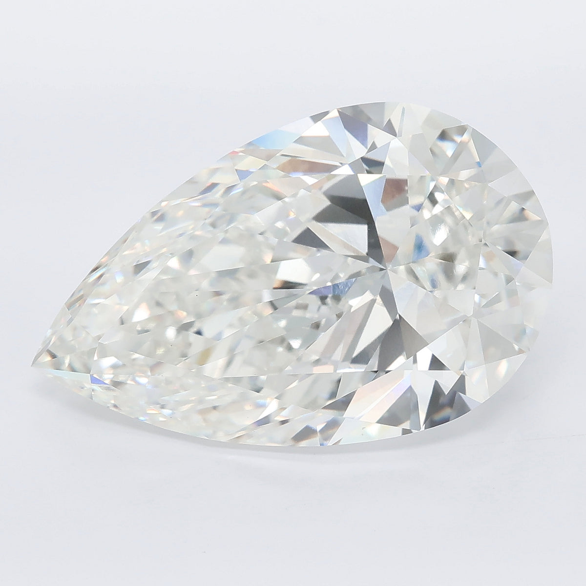 13.06 carat pear lab grown diamond F color VVS2 clarity