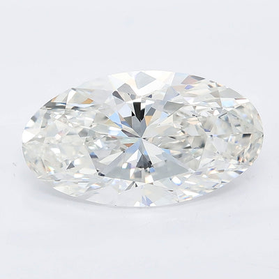3.51 carat moval lab grown diamond E color VS1 clarity