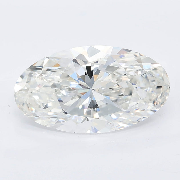 3.51 carat moval lab grown diamond E color VS1 clarity