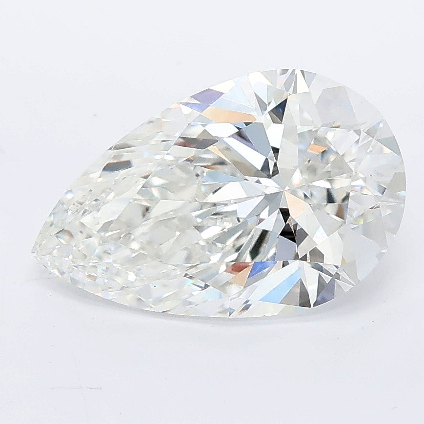 3.03 carat pear lab grown diamond E color VVS2 clarity