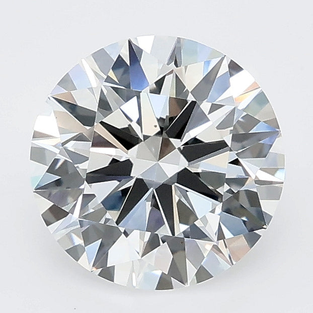 2.00 carat round lab grown diamond E color VVS2 clarity