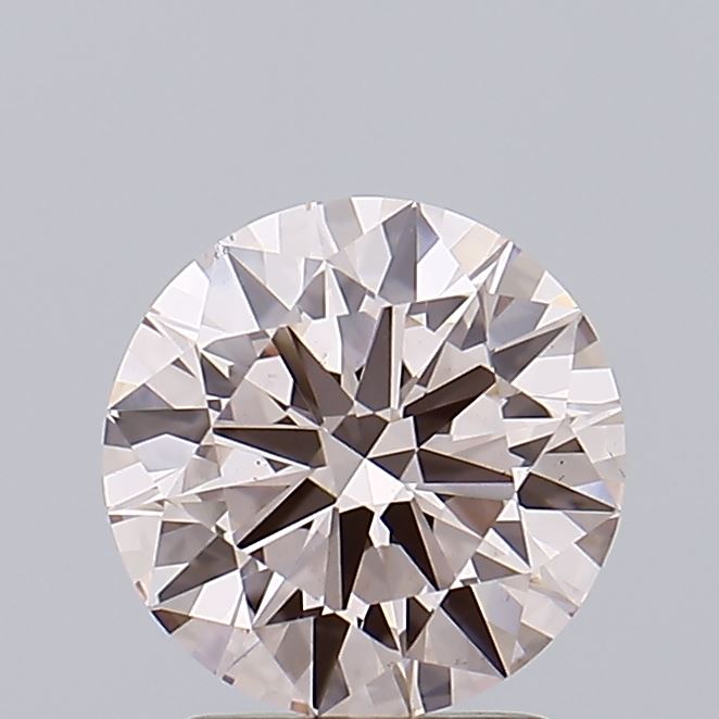 1.96 carat fancy intense pink round lab grown diamond VS1 clarity