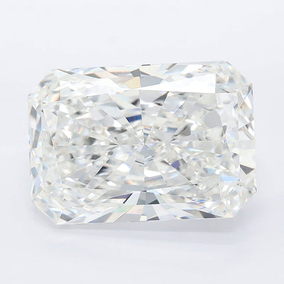 8.05 carat radiant lab grown diamond E color VS1 clarity