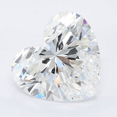 6.27 carat heart lab grown diamond E color VS1 clarity