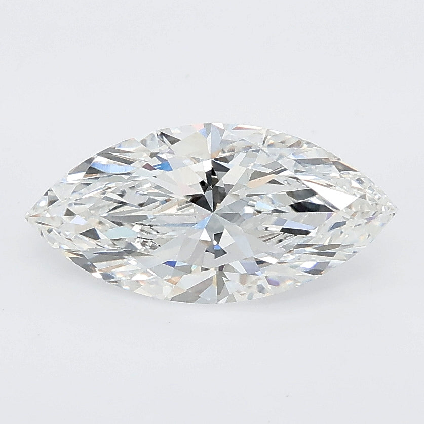1.45 carat marquise lab grown diamond D color VVS2 clarity