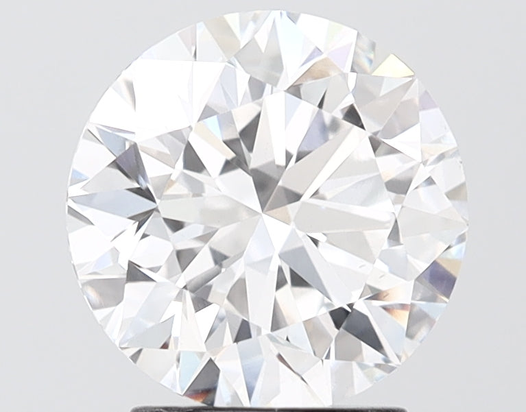 2.50 carat round lab grown diamond E color VS1 clarity