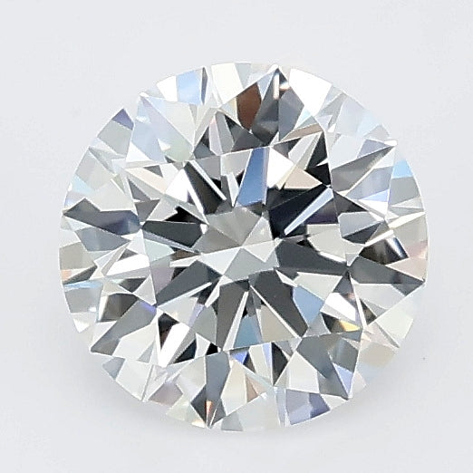 1.09 carat round lab grown diamond D color VVS2 clarity