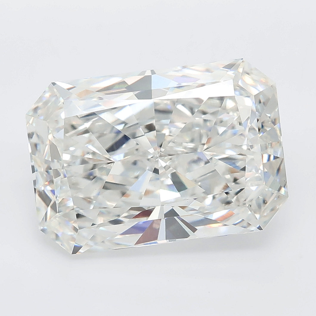 6.79 carat radiant lab grown diamond F color VS1 clarity