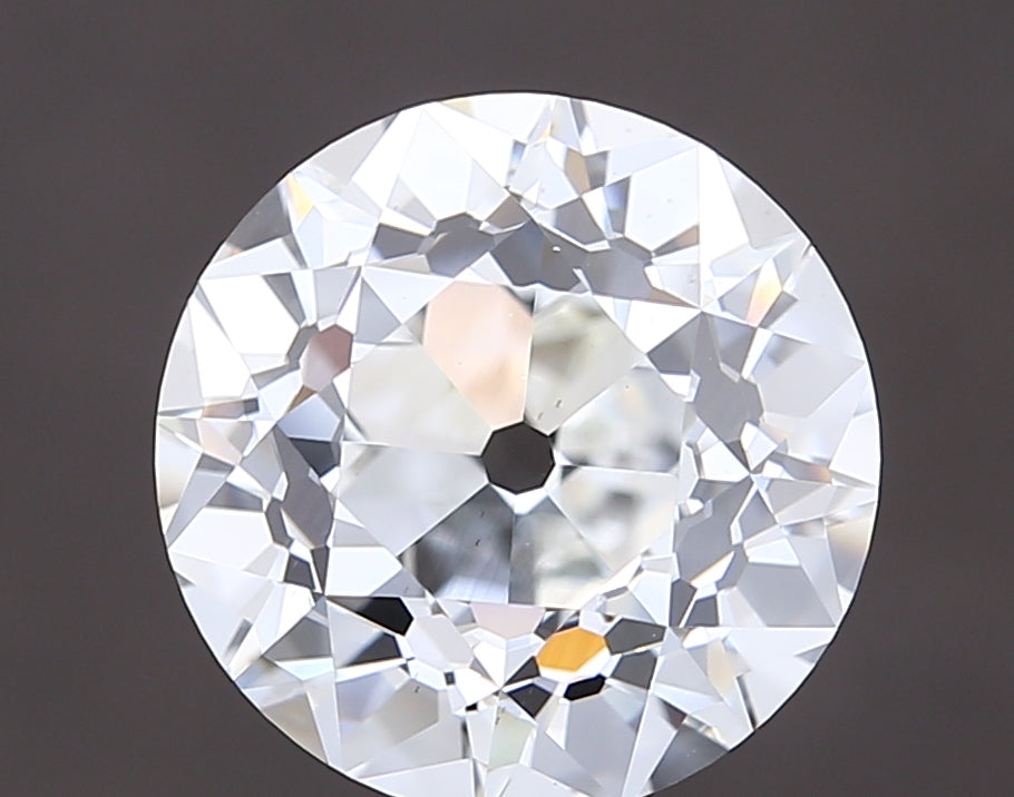 7.01 carat old european lab grown diamond F color VS1 clarity