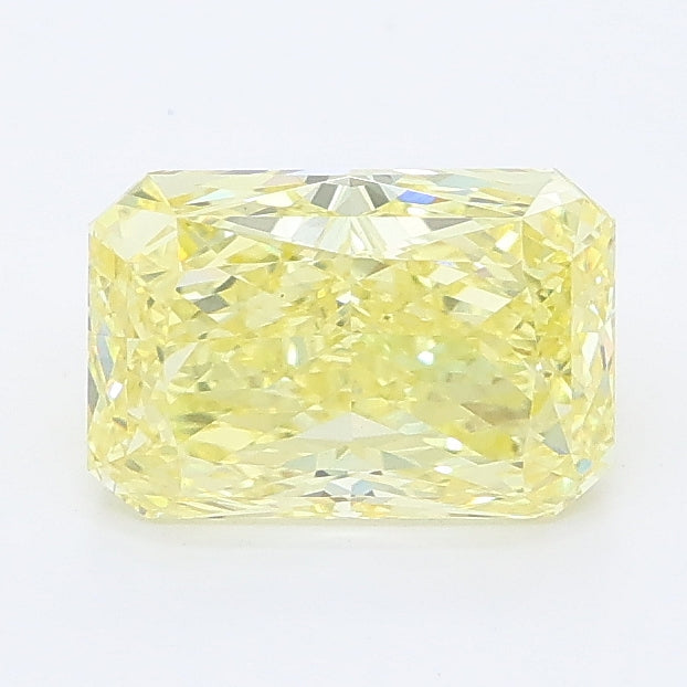 1.44 carat fancy intense yellow radiant lab grown diamond VS1 clarity