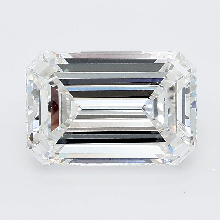 2.00 carat emerald lab grown diamond D color VS1 clarity