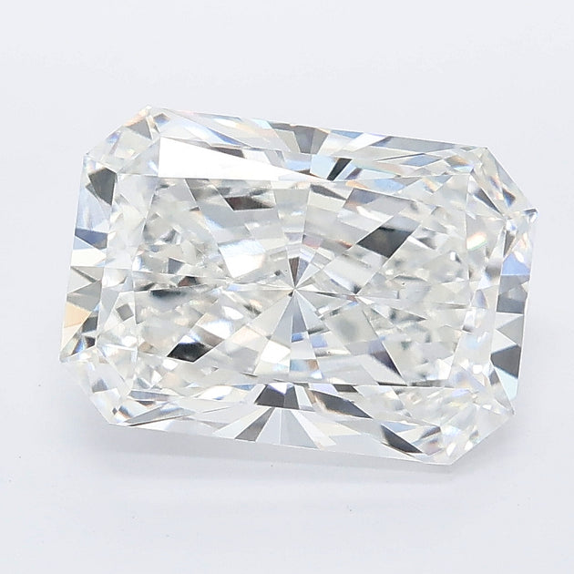 3.09 carat radiant lab grown diamond E color VVS2 clarity