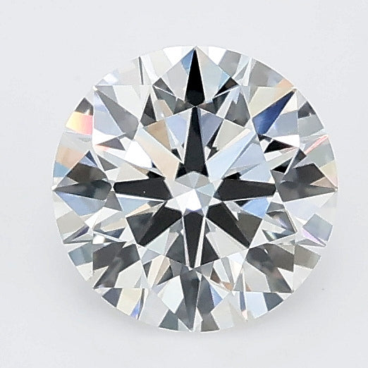 1.05 carat round lab grown diamond D color VVS2 clarity
