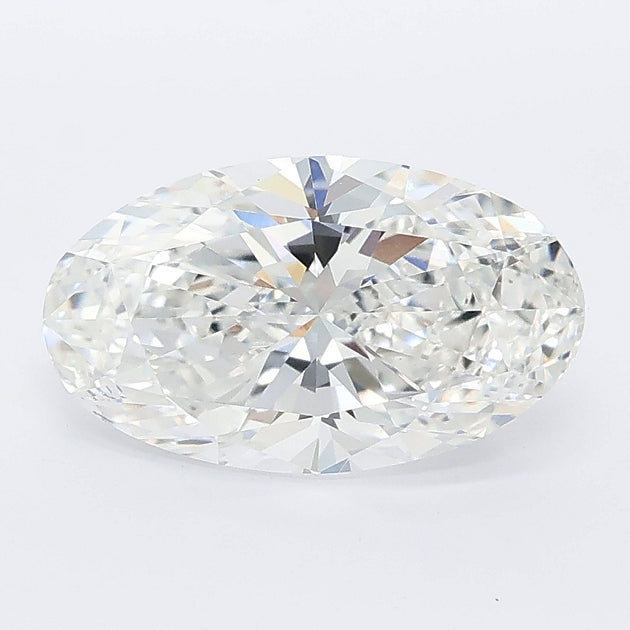 2.04 carat moval lab grown diamond E color VVS2 clarity