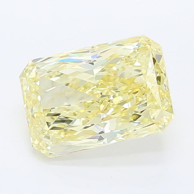 1.44 carat fancy intense yellow radiant lab grown diamond VS1 clarity