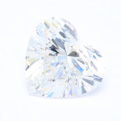1.52 carat heart lab grown diamond E color VVS2 clarity