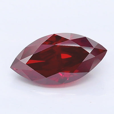 1.11 carat fancy deep pink marquise lab grown diamond VS1 clarity