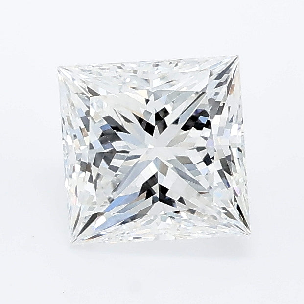 1.03 carat princess lab grown diamond D color VVS2 clarity