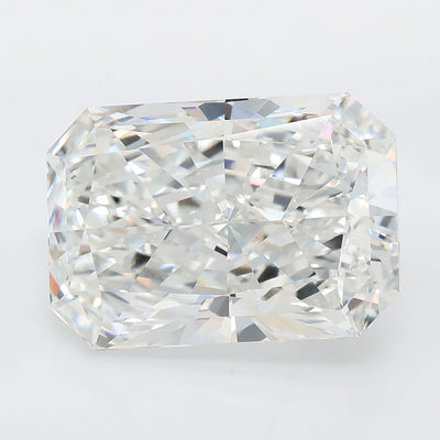 8.05 carat radiant lab grown diamond E color VVS2 clarity