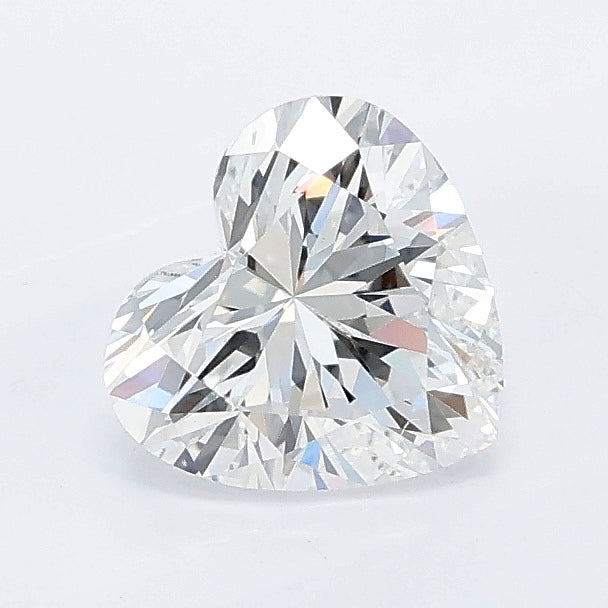 1.06 carat heart lab grown diamond D color VVS2 clarity