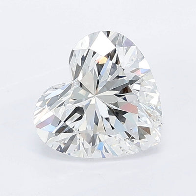 1.06 carat heart lab grown diamond D color VVS2 clarity