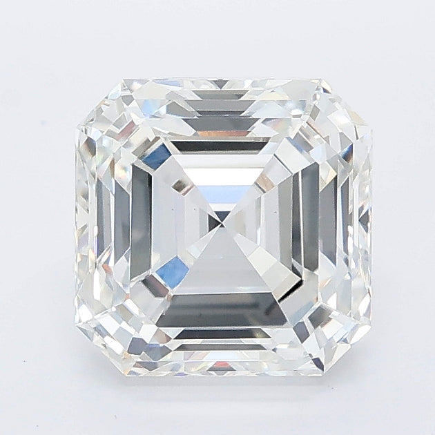 2.58 carat asscher lab grown diamond E color VS1 clarity