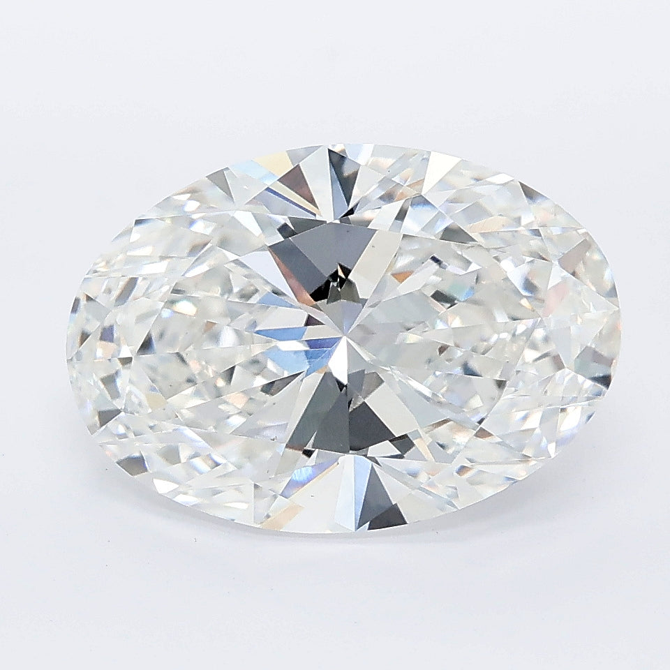 4.02 carat oval lab grown diamond E color VS1 clarity
