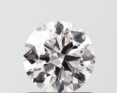 1.02 carat round lab grown diamond H color VVS2 clarity