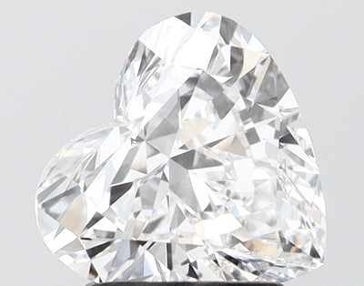 2.12 carat heart lab grown diamond E color VVS2 clarity
