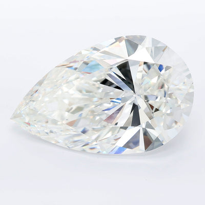 13.07 carat pear lab grown diamond F color VVS2 clarity