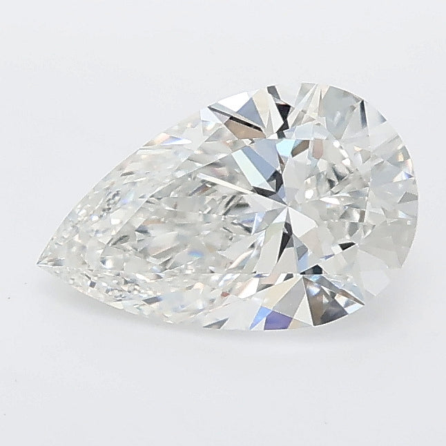 1.04 carat pear lab grown diamond E color VVS2 clarity